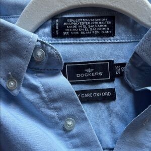 Dockers Kids Light Blue Oxford Long Sleeve Shirt